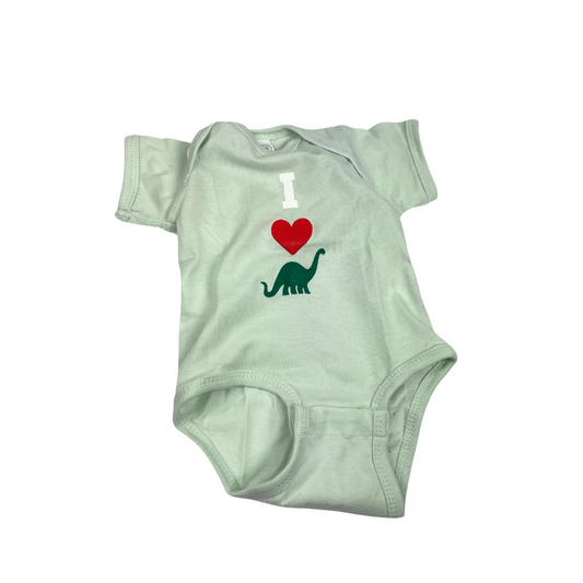 I Heart DINO Onesie
