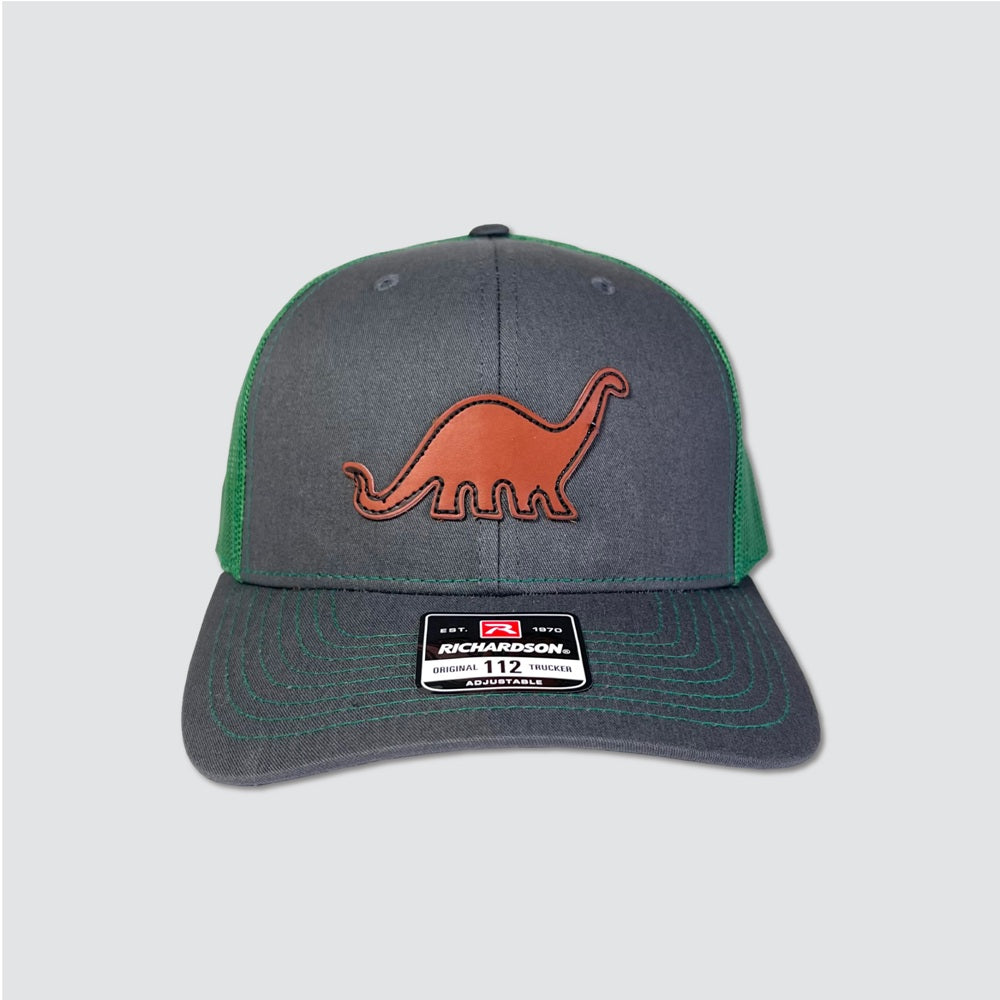 DINO Leather Patch Cap